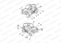 BODY | BODY, DECALS - Z20YAV17B2/B4/N2/N4/A2/A4 (A00074)