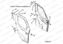 BODY | BODY, DOOR, FULL, MOUNTING - R19RRU99/A/B (C700121)