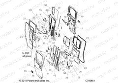 BODY | BODY, DOOR, REAR, FULL CRANK - R20RSU99/A/B (C700481)