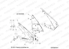 BODY | BODY, DOORS, FRONT - Z21R4F92AH/BH (C0703035-4)