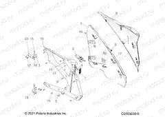 BODY | BODY, DOORS, REAR, PREMIUM/DELUXE - Z21R4F92AH/BH (C0703035-5)