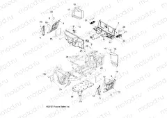 BODY | BODY, FLOOR and FENDERS - R13RC08GA/GH/FA/FH (49RGRMOLDINGS13EV)