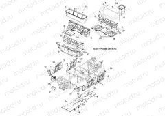 BODY | BODY, FLOOR and FENDERS - R13WH76AG/AR/EAH/EAI (49RGRMOLDINGS12CREW)