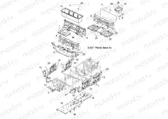 BODY | BODY, FLOOR and FENDERS - R13WH90DG (49RGRMOLDINGS12DCREW)