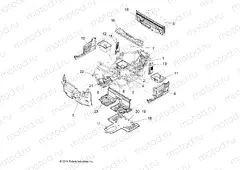 BODY | BODY, FLOOR and FENDERS - R15RTAD1AA/EA/ED1EA (49RGRMOLDINGS151KDSL)