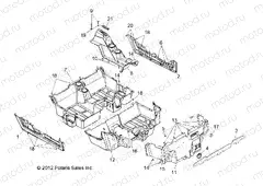 BODY | BODY, FLOOR and ROCKER PANELS - R13XT9EFX (49RGRFLOOR13RZRXP4)