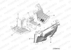 BODY | BODY, FLOOR - D20BBP99A4/B4/FP99A4 (C700418-2)