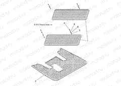 BODY | BODY, FLOOR MATS - L15G2/4/6 ALL OPTIONS (49GEMBODY11FLOORMATE6)