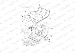 BODY | BODY, FLOOR PANEL, PLASTIC, 4 PASSENGER - L15G4A/L15G4S (49GEMBODY14FLOOR)