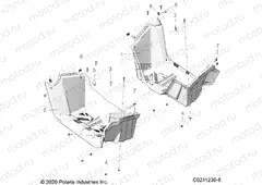 BODY | BODY, FOOTWELLS - A23SEA57F1/T57C1/C2/F1 (C0211236-8)
