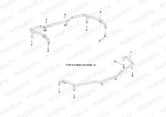 BODY | BODY, FRONT AND REAR RACK EXTENDERS - A15SHD57AC/L57AK (49ATVRACKEXTENDERS57570SP)
