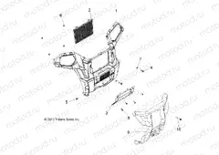 BODY | BODY, FRONT BUMPER - A13GH85AJ/EAK (49ATVBUMPER13850SCRAM)