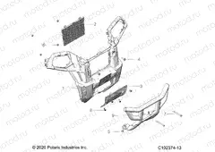 BODY | BODY, FRONT BUMPER - A20SVA85A3 (C102374-13)