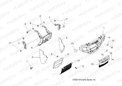 BODY | BODY, FRONT BUMPER and MOUNTING - A10DH50AX/AZ (49ATVBUMPER08SP500)