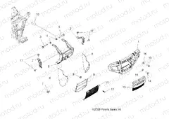 BODY | BODY, FRONT BUMPER and MOUNTING - A10MH50FX/FF (49ATVBUMPER10SP500I)