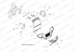 BODY | BODY, FRONT BUMPER and MOUNTING - A11DH50FX (49ATVBUMPER11SP500TRG)