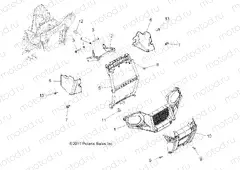 BODY | BODY, FRONT BUMPER and MOUNTING - A13MB46TH (49ATVBUMPER12SP500F)
