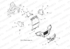 BODY | BODY, FRONT BUMPER and MOUNTING - A13MH46AF/AX/MS46AX (49ATVBUMPER12SP400)