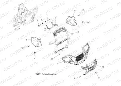 BODY | BODY, FRONT BUMPER and MOUNTING - A13MH76FF (49ATVBUMPER12SP500TRG)