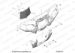BODY | BODY, FRONT BUMPER and MOUNTING - A20SXM95AL/CAL (C102210-2)