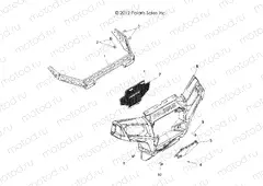 BODY | BODY, FRONT BUMPER - R13VH57FX (49RGRBUMPER12RZR570I)