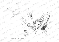 BODY | BODY, FRONT BUMPER - R13XT9EAL (49RGRBUMPER13JAGX)