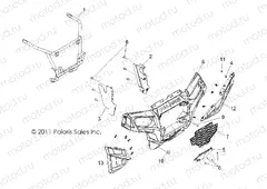 BODY | BODY, FRONT BUMPER - R13XT9EFX (49RGRBUMPER13RZRXP4I)