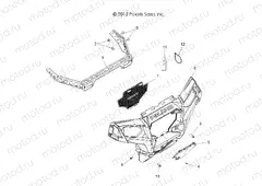 BODY | BODY, FRONT BUMPER - Z15VHA57AJ/E57AS/AK (49RGRBUMPER13RZR570)