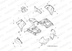BODY | BODY, FRONT CAB - A11DX55FL (49ATVCAB10SPXP550)