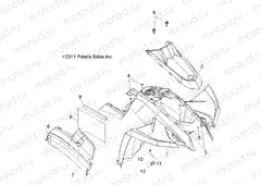 BODY | BODY, FRONT CAB - A13NA32FA (49ATVCAB12TBI)
