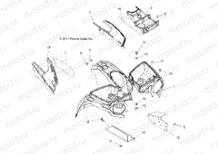 BODY | BODY, FRONT CAB and SIDE PANELS - A13CF76AA (49ATVCAB12SP400)