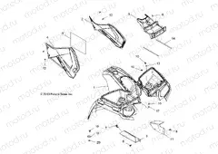 BODY | BODY, FRONT CAB and SIDE PANELS - A15S6A76FA (49ATVCAB14SP570)