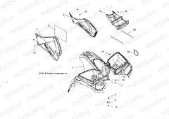 BODY | BODY, FRONT CAB and SIDE PANELS - A15SHD57AC/E57AS/AM/L57AK (49ATVCAB15570SP)