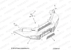 BODY | BODY, FRONT FACIA - D20BBPD4B4/APD4B4 (C700418-7)