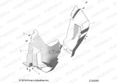 BODY | BODY, FRONT MUD GUARDS - A20SLZ95AE (C102083)