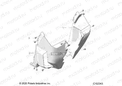 BODY | BODY, FRONT MUD GUARDS - A22SXE85A9/AF/AX (C102343)