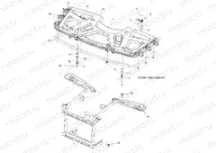 BODY | BODY, FRONT RACK - A09ZN85/8X ALL OPTIONS (49ATVRACKMTG09SPXP550)