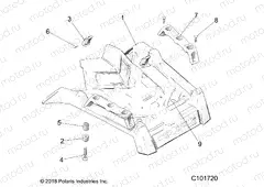 BODY | BODY, FRONT RACK - A20SGE95AK (C101720)