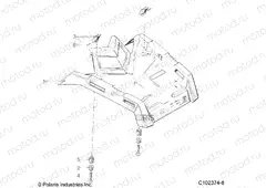 BODY | BODY, FRONT RACK - A20SVA85A3 (C102374-8)
