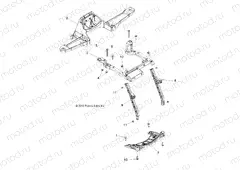 BODY | BODY, FRONT RACK SUPPORT - A15SVA85AD (49ATVRACKMTG13850SCRAM)