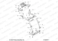 BODY | BODY, FRONT RACK SUPPORT - A20SVE95KR (C102267-1)