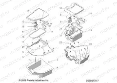 BODY | BODY, FRONT STORAGE - Z20R4B92AC/BC/AR/BR/D92AC/BC/AR/BR (C0703770-7)