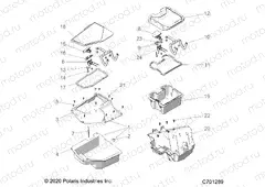BODY | BODY, FRONT STORAGE - Z22RME2KAG/BG/K2KAN/BN (C701289)