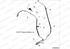 BODY | BODY, FUEL LINE - Z20S1E99NG (C700095-2)