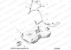 BODY | BODY, FUEL LINES, STD. - Z20N4F92AL/AR (700986)