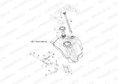 BODY | BODY, FUEL SYSTEM - A13EA32FA (49ATVFUEL12BOSSI)