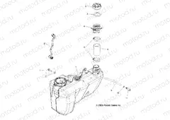 BODY | BODY, FUEL TANK - A09ZN85/8X ALL OPTIONS (49ATVFUEL09SPXP550)