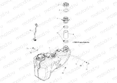 BODY | BODY, FUEL TANK - A10ZX55AL/AT/AX (49ATVFUEL10SPXP550)