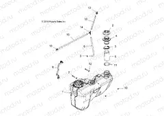 BODY | BODY, FUEL TANK - A15SXE95FK (49ATVFUEL15850SP)