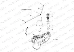 BODY | BODY, FUEL TANK - A15SYE85HS (49ATVFUEL15850TRG)